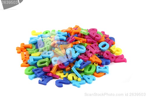 Image of plastic alphabet