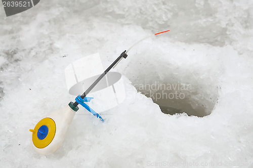 Image of Rod for ice fishing.