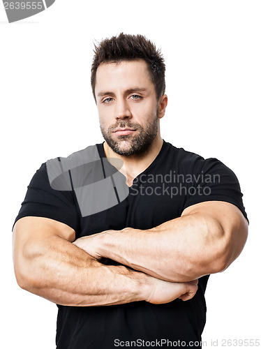 Image of bodybuilding man