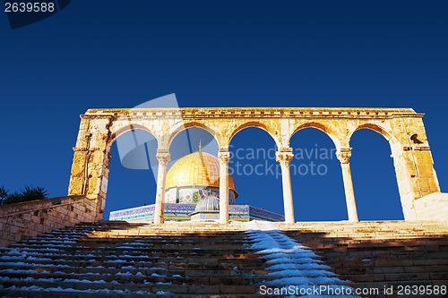 Image of Dome of the Rock mosque in Jerusalem