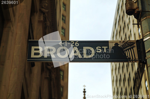 Image of Broad street sign