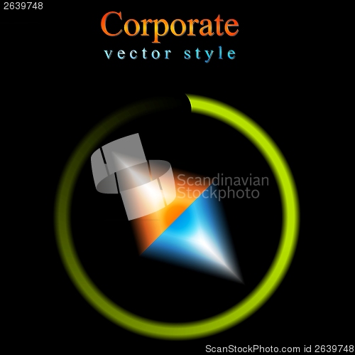 Image of Abstract vector logo background