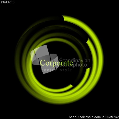Image of Abstract bright swirl circle logo