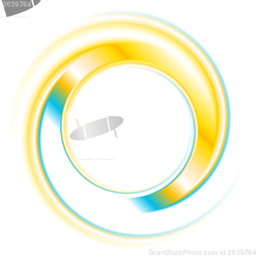 Image of Colourful vector logo shape