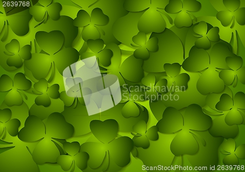 Image of St. Patricks Day green vector background