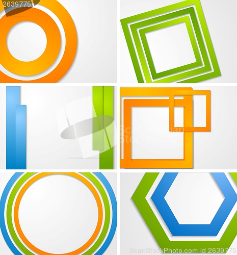 Image of Abstract bright vector backgrounds