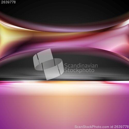 Image of Abstract bright vector wave design
