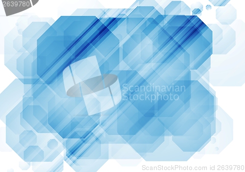 Image of Abstract bright tech vector design
