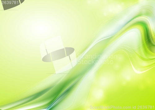 Image of Bright smooth wave vector background