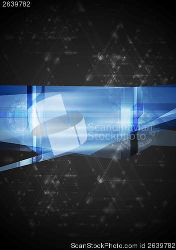 Image of Abstract hi-tech vector illustration