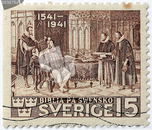 Image of  Gustav Vasa Bible Stamp