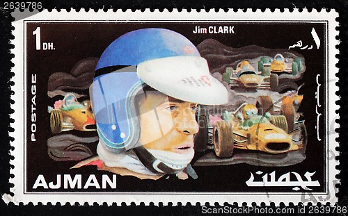 Image of Jim Clark Stamp