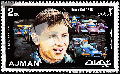 Image of Bruce McLaren Stamp