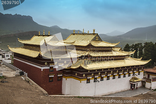 Image of Langmusi temple ,sichuan, china 
