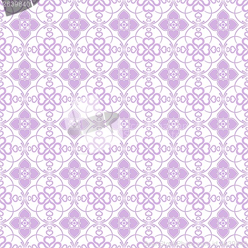 Image of Seamless hearts pattern