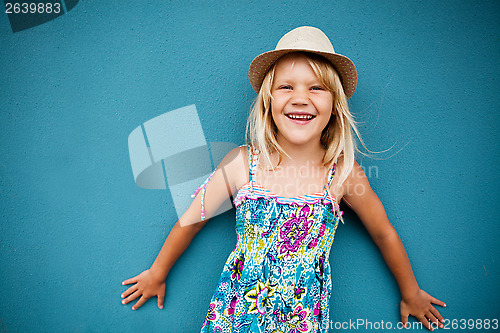 Image of Smiling cute young girl