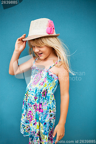 Image of Cute happy young girl