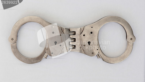 Image of Handcuffs isolated