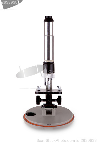 Image of Old microscope isolated