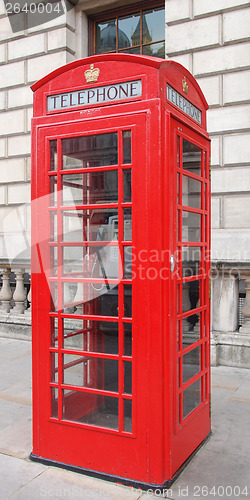 Image of London telephone box