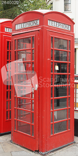 Image of London telephone box