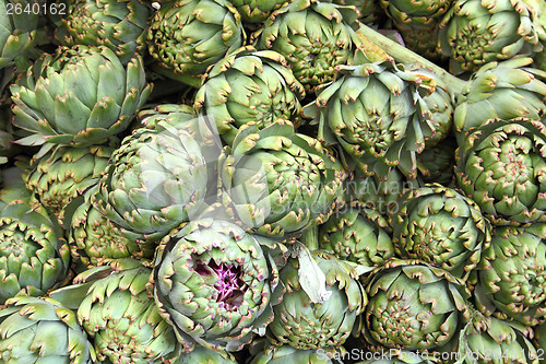 Image of lot of artichokes