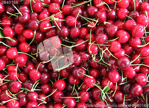 Image of lot of cherries