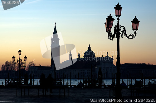 Image of morning dawn in Venice