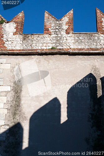 Image of fortress wall pattern