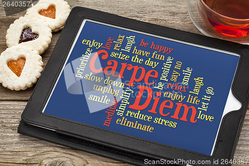 Image of Carpe DIem word cloud