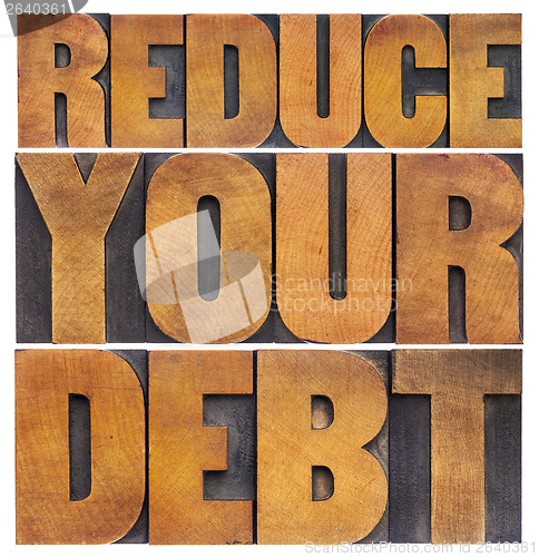 Image of reduce your debt 