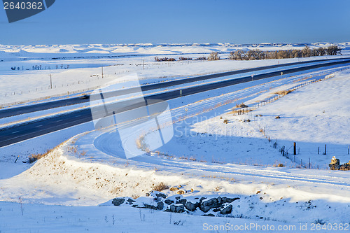 Image of winter travel in Colorado