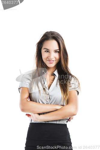 Image of Beautiful business woman