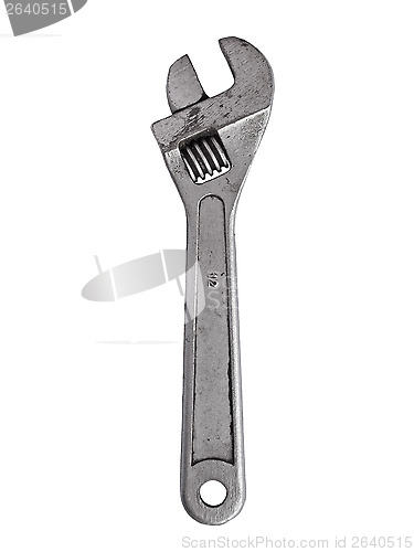 Image of vintage adjustable wrench