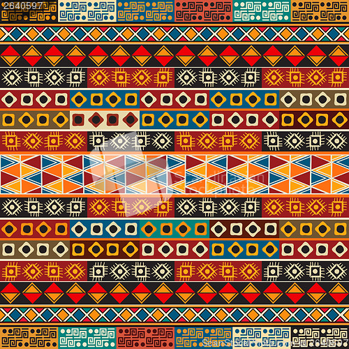 Image of Strips motifs pattern