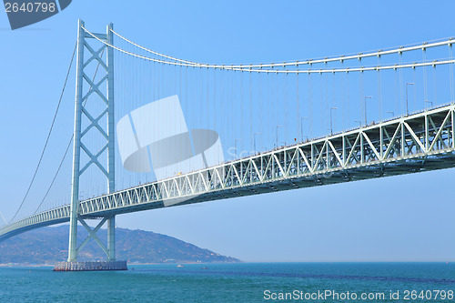 Image of Akashi Kaikyo bridge in Kobe