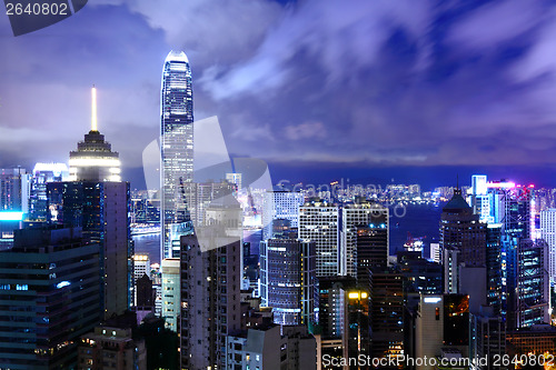 Image of Hong Kong at night