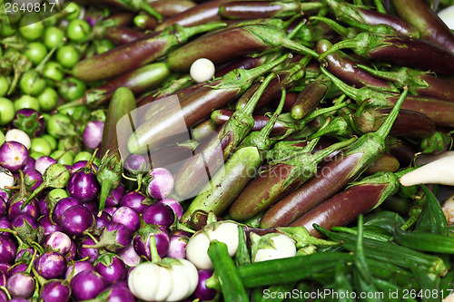 Image of Assorted vegetable in food market
