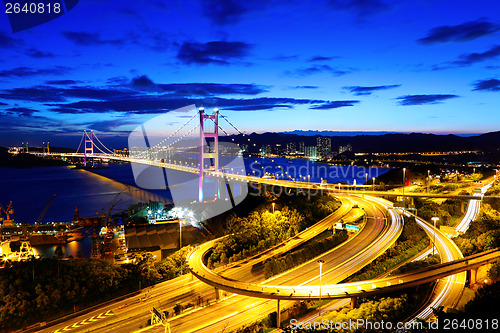 Image of Suspension bridge in Hong Kong