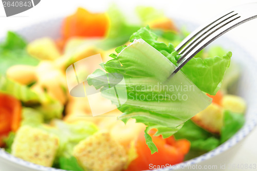 Image of Salad close up