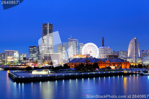 Image of Yokohama at night