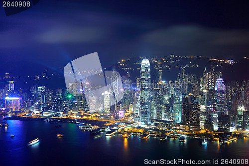 Image of Hong Kong at night