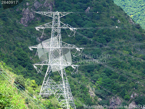 Image of Powerline on mountain