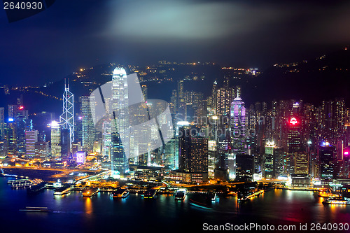 Image of Hong Kong central business district