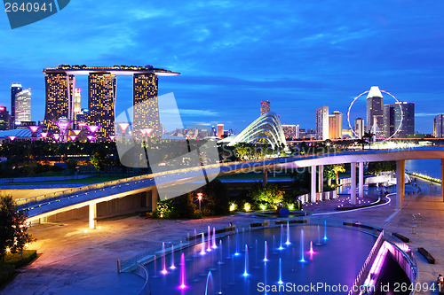 Image of Singapore night