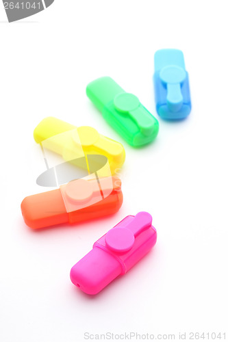 Image of Colourful fluorescent highlighter