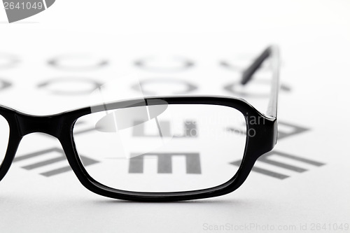 Image of Eyewear and eyechart