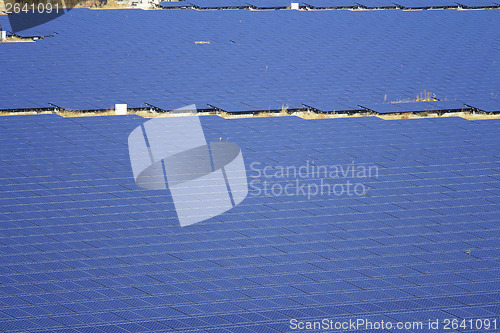 Image of Solar panel plant