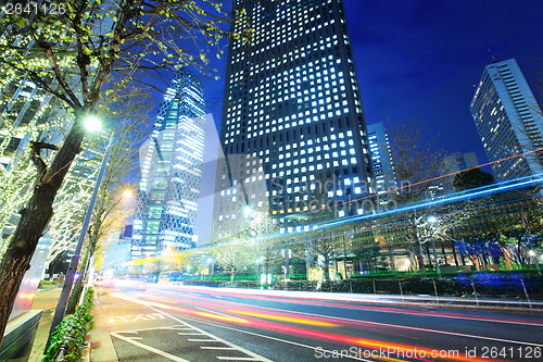 Image of Traffic in Tokyo city