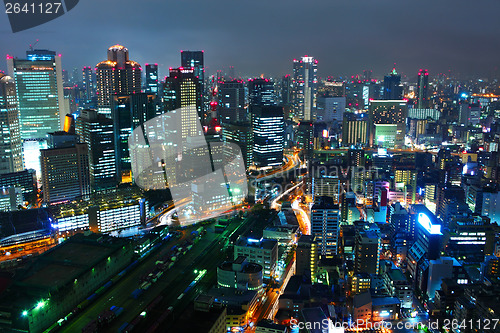 Image of Osaka in Japan at night